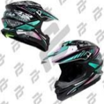 Casco Cross Verde Militar Hombre Half Alesssia Cas-cro-53