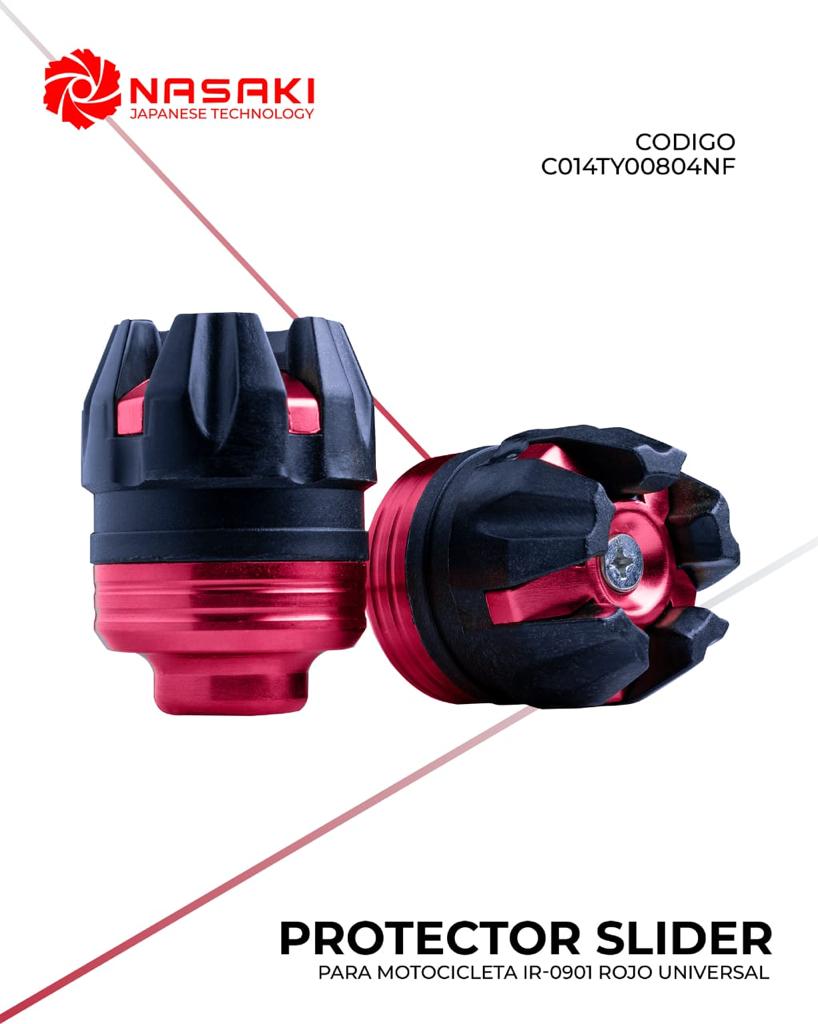 Slider GB-1 Universal Color Rojo - Moto Refaccionaria Angelo